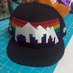 New Era Black Denver Nuggets 2025 City Edition 9FIFTY Snapback Baseball Hat Cap